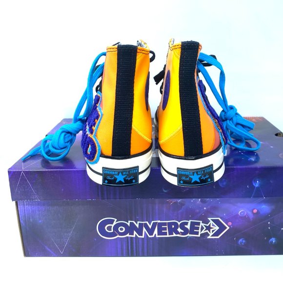 💖MEGA SALE💖Converse Men 172482C Chuck 70 HI Black Mantra Orange New Legacy - Picture 7 of 10